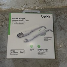 Belkin Boost Charge lightning cable 2 m 6.6 ft White iPhone iPad