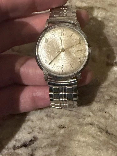 Timex Marlin Vintage Manual Wind Mechanical Watch-For Parts/Repairs