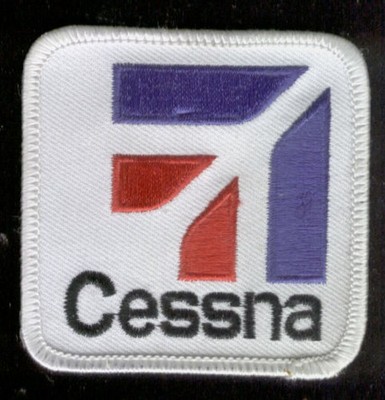 CESSNA LOGO SEAL HAT PATCH USA PIN UP SOLO PILOT CREW GIFT AIRPLANE WOW *