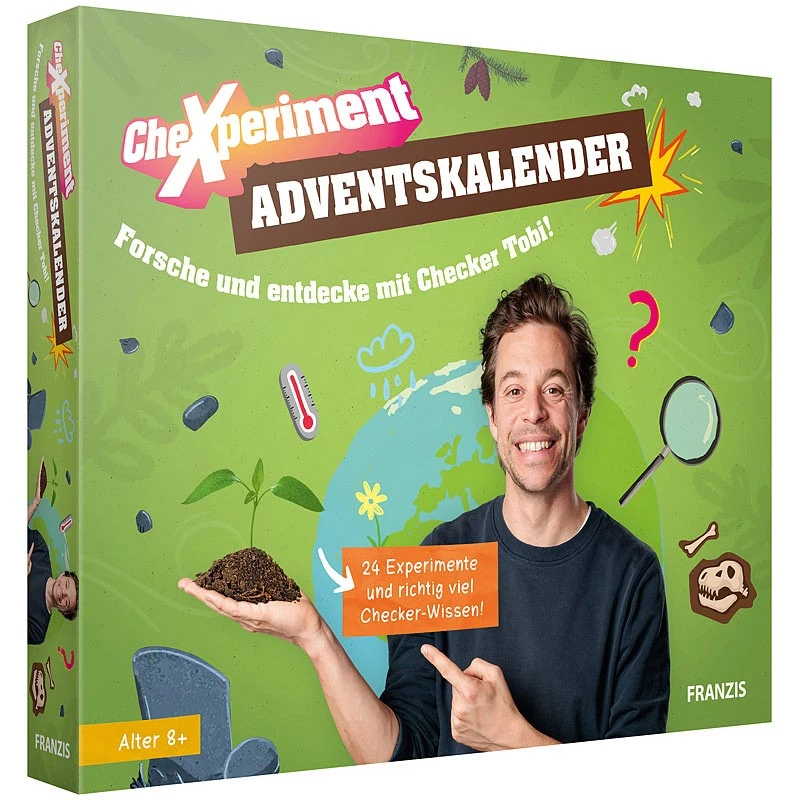 FRANZIS Adventskalender CheXperiment - Forsche und entdecke mit Checker Tobi!