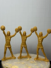 Cheerleaders Tim mee Vintage Set of 3 Brown