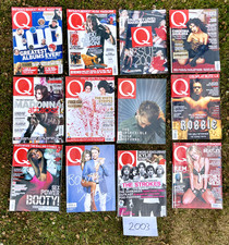 Q Magazine 2003 - full 12 edition set, unusual Christmas/anniversary/b'day gift!