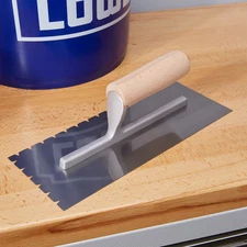 Floor Trowel FULL CASE OF 10 Project Source Ground Steel V-notch Vinyl NEW