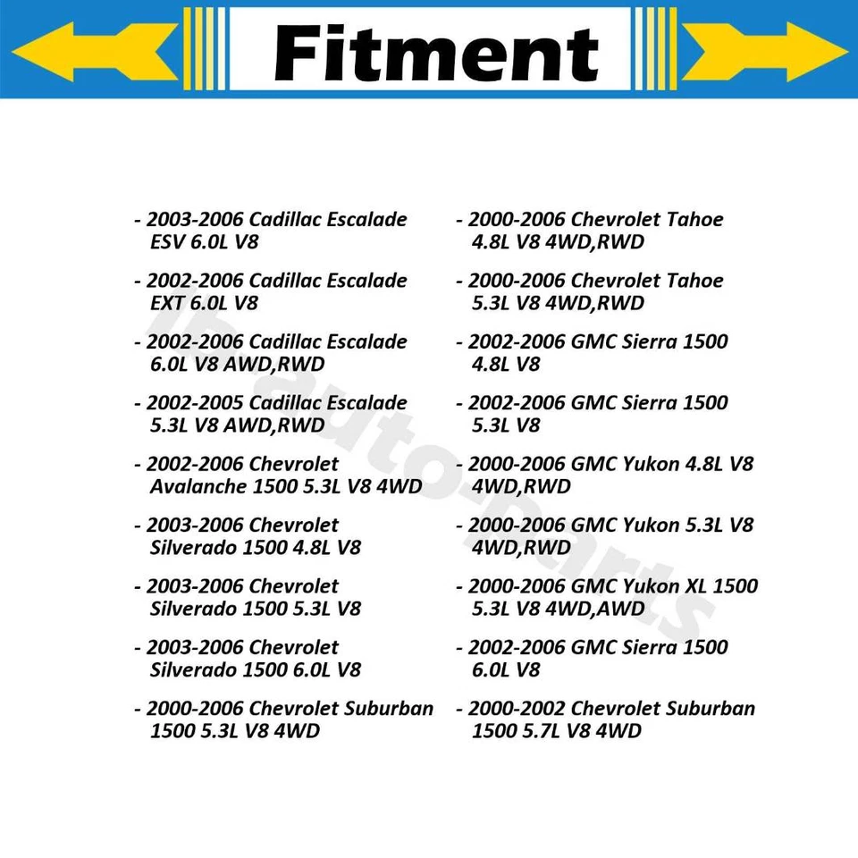 Juego de pastillas de freno de disco trasero, pinza de freno de disco 3 piezas para Chevrolet Tahoe 2000 5,7 L Foto 2 de 4