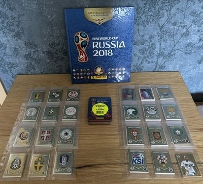 PANINI WM 2018 RUSSIA | Komplett-Set | inkl. Hardcover Leeralbum + Tin Dose!