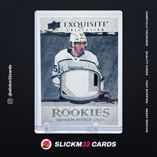 2021-22 Upper Deck Exquisite Collection Quinton Byfield Rookies Patch /99 Kings