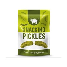 box of 10 serious pig snacking pickles 40g