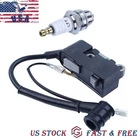 Ignition Coil W/ Spark Plug For Chinese Chainsaw 45cc 52cc 58cc 4500 5200 Parts