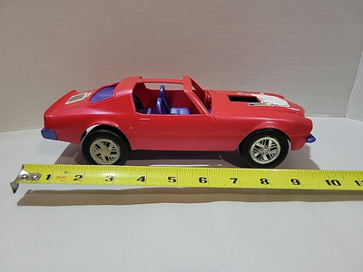 VINTAGE-1970'S-PROCESSED PLASTIC CO.-CHEVY CAMARO-SPLIT BUMPER-RED/PURPLE