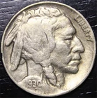 1930 P Indian Head Buffalo Nickel 5c US Coin Philadelphia Mint