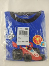 NWT Gymboree Boy Racing Gymmies Pajama Multi Color Navy