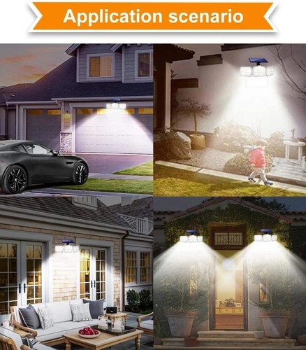 LED Solar Power PIR Motion Sensor Wall Lights Outdoor Garden Security Lamp -2025 - Picture 278 of 550