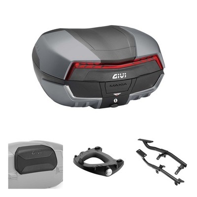 GIVI Kofferset V58 Maxia 5 Graphit Rot für KTM 790 ADVENTURE R RALLY 2019-2