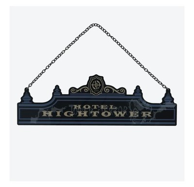 Tokyo Disney Resort Sign Plate Tower of Terror Hotel Hightower Japan TDR