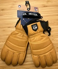 HESTRA Leather Fall Line Glove Alpine Pro Women's Size: MEDIUM / 8 Cork BNWT
