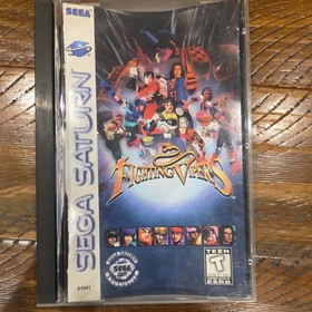 Fighting Vipers (Sega Saturn, 1996) BOX,DISC, COVER ART. NO MANUAL