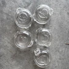 5 Pack Clear Stove Knob Safety Covers - Child Proof Lock for Kids Toddlers Baby