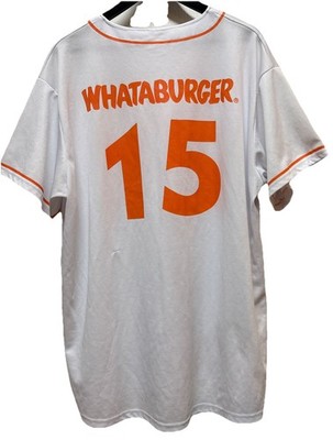 Corpus Christi Hooks Whataburger Jersey #15 Exclusive SGA 4/6/2019 Sz XL Adult