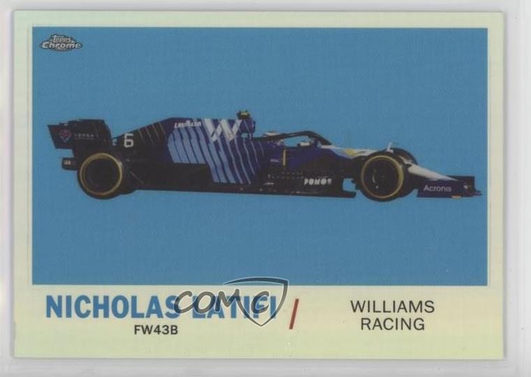 2021 Topps Chrome Formula 1 1961 Topps Sports Cars Nicholas Latifi #T61-NL pi4