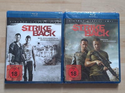 Strike Back Staffel 1 + 2 ( Blu-Ray ) Cinemax Action Serie !! NEU in FOLIE !!
