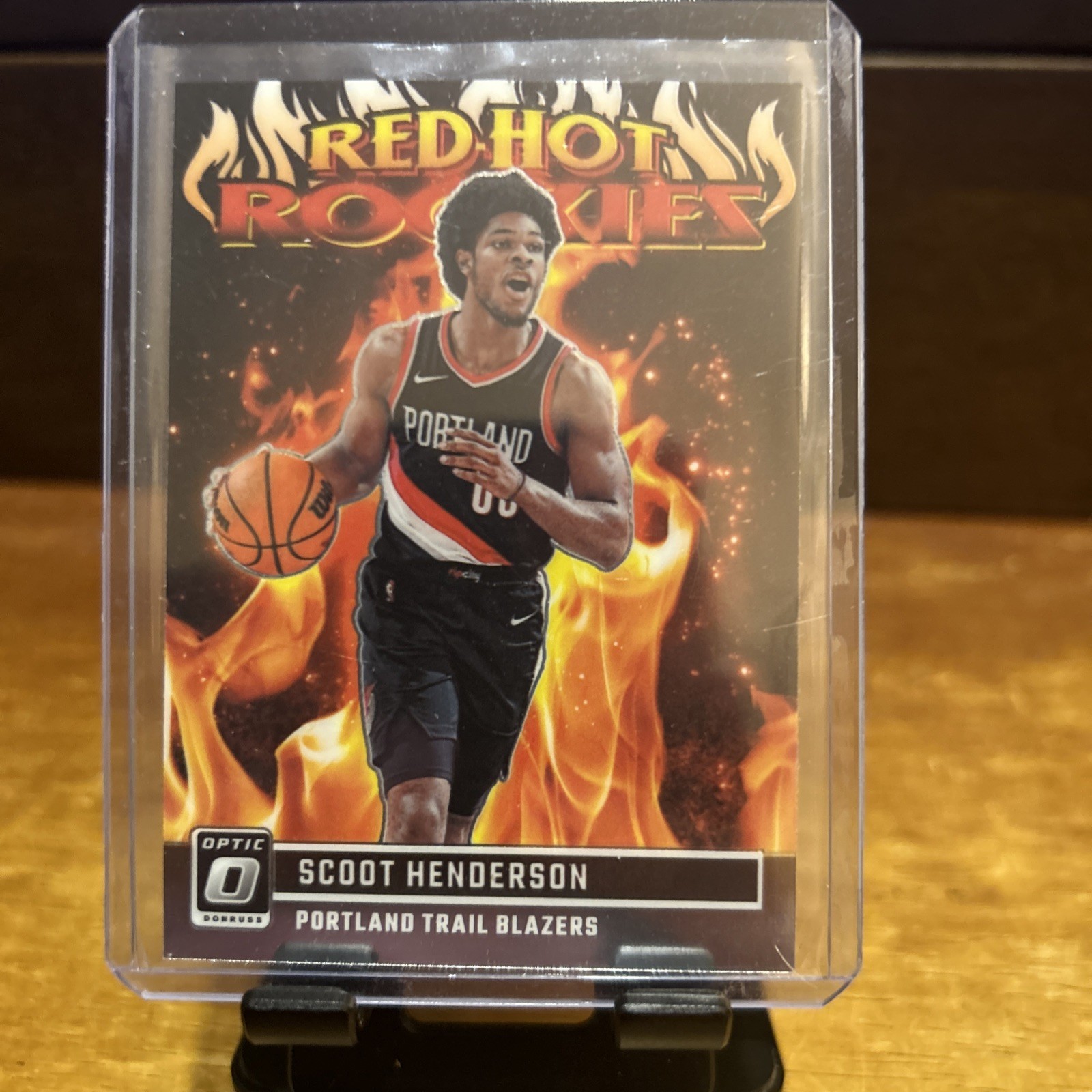 2023-24 Panini Donruss Optic - Red Hot Rookies Scoot Henderson #9 (RC)