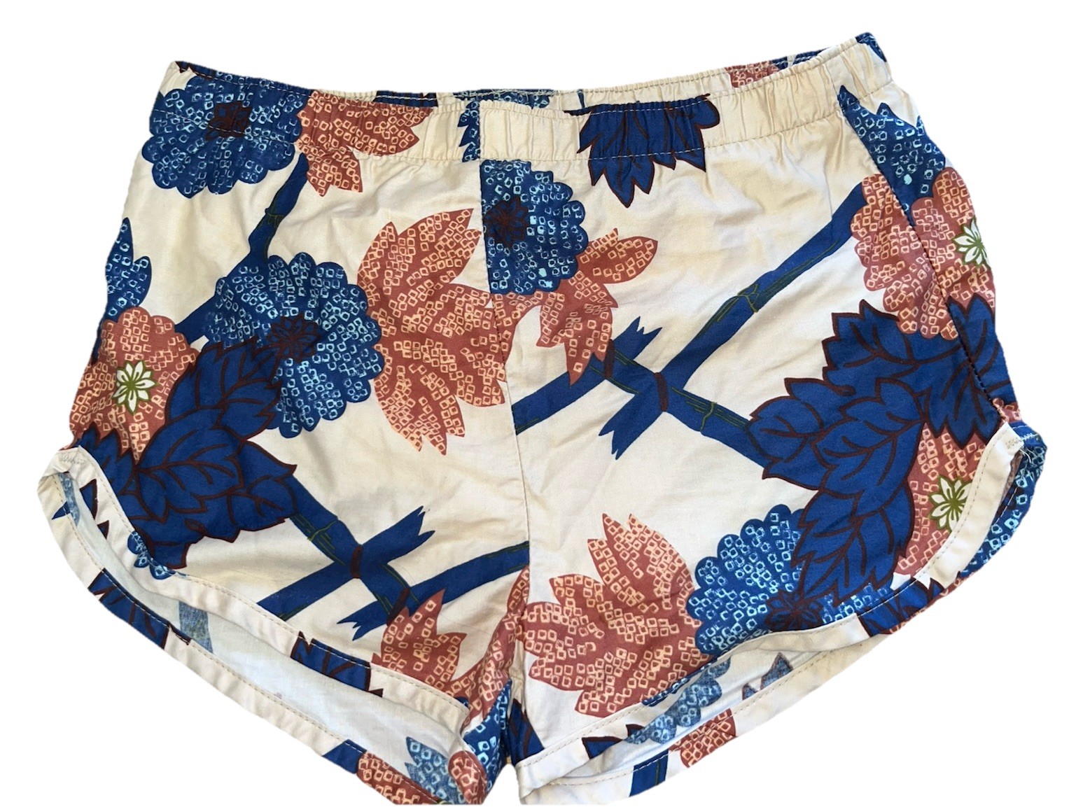 VTG 70s 80s California Shores Swim Trunks Suit Shorts Men’s Floral Sz Medium 32”