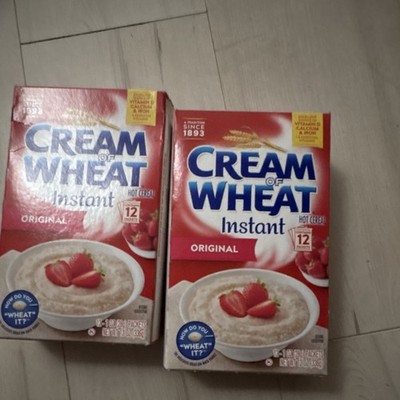 Cream of Wheat Instant Original Hot Cereal 12 Packets Breakfast Cereal