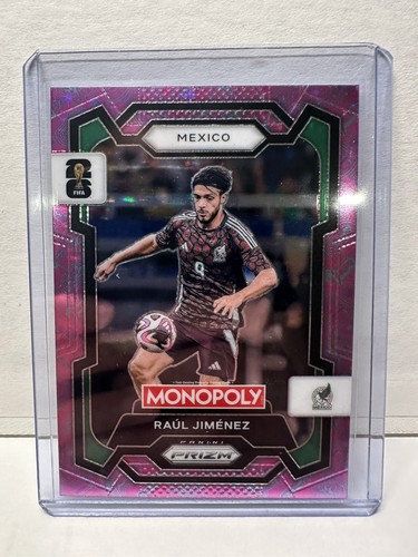 2026 Panini Prizm Monopoly FIFA World Cup -  Raul Jimenez #58 Sparkle Pink SSP