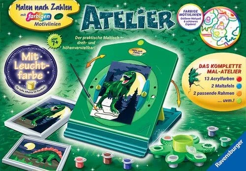 Atelier Dinosaurier - Malen nach Zahlen