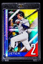 Derek Jeter RARE REFRACTOR COLORBLAST PRIZM INVESTMENT CARD New York Yankees SSP