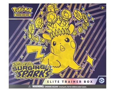 Pokémon Surging Sparks ETB Elite Trainer Box (FACTORY SEALED)
