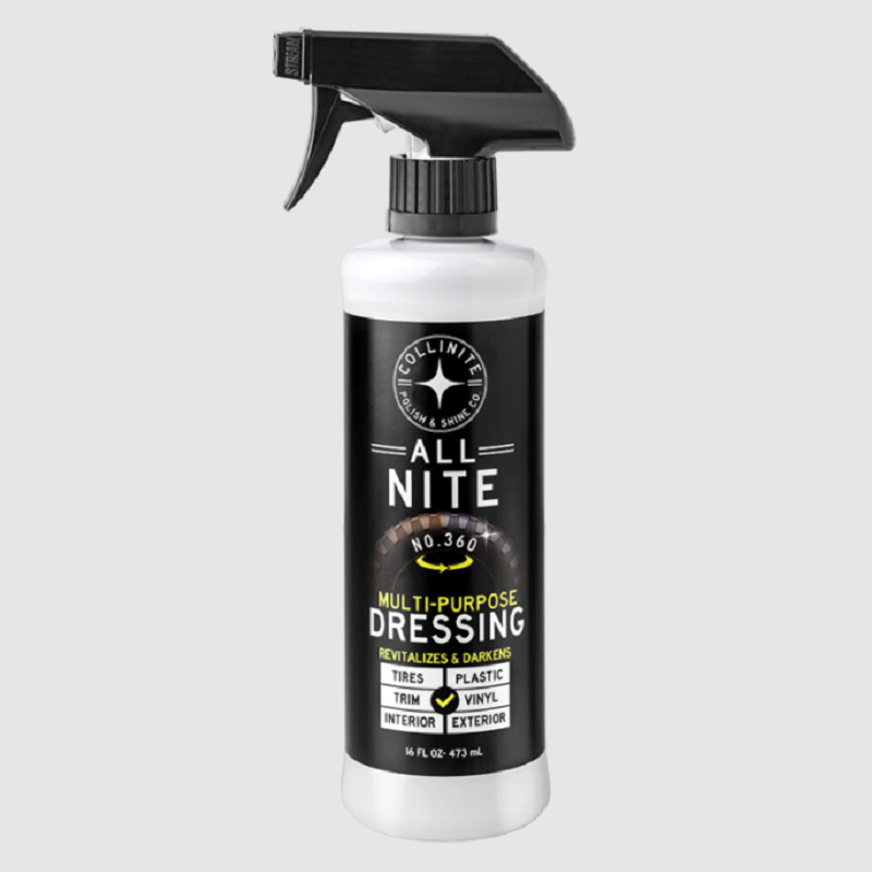Dressing multi-usage Collinite No.360 pour plastiques et pneus en format 473 ml