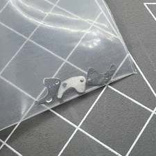 2 PIECES Silver Setting Lever Replacement Suitable for ST3600 ETA6497 Movement