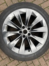 TESLA MODEL X 20" SLIPSTREAM GREY FRONT ALLOY WHEEL 1027244-00-A 9Jx20 +35MM #1