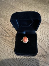 Ring 585 Gelbgold mit Koralle