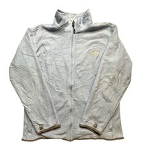 The North Face Jacket Girls XL Light Blue Fleece Full Zip Outdoor Hiking