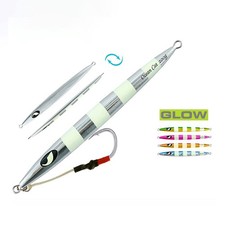 OCEAN CAT Fast Slow Metal Lead Jig Jigging Fishing Lures Glow Saltwater Offshore