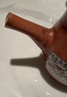Rare Peruvian Glazed Terra Cotta Tea Pot - C. Cantu Artisan Lima Peru — photo 10