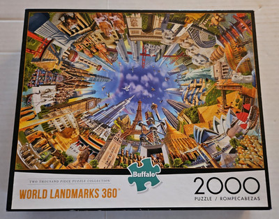 BUFFALO GAMES & PUZZLES World Landmarks 360 View (2,000 PIECE PUZZLE COLLECTION)