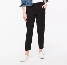 J. Crew Factory Jamie Pant Black Size 16 Pull On Elastic Waist Ankle Length