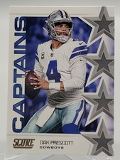 2019 SCORE DAK PRESCOTT CAPTAINS FOOTBALL CARD COWBOYS NFL C-4 panini