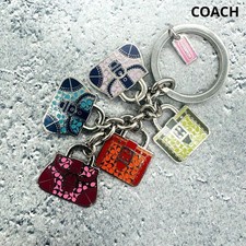 Vintage Y2K COACH Bag Charm Key Ring