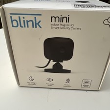 Blink Mini Indoor Plug-In Live HD Smart Security Camera New in Box Sealed
