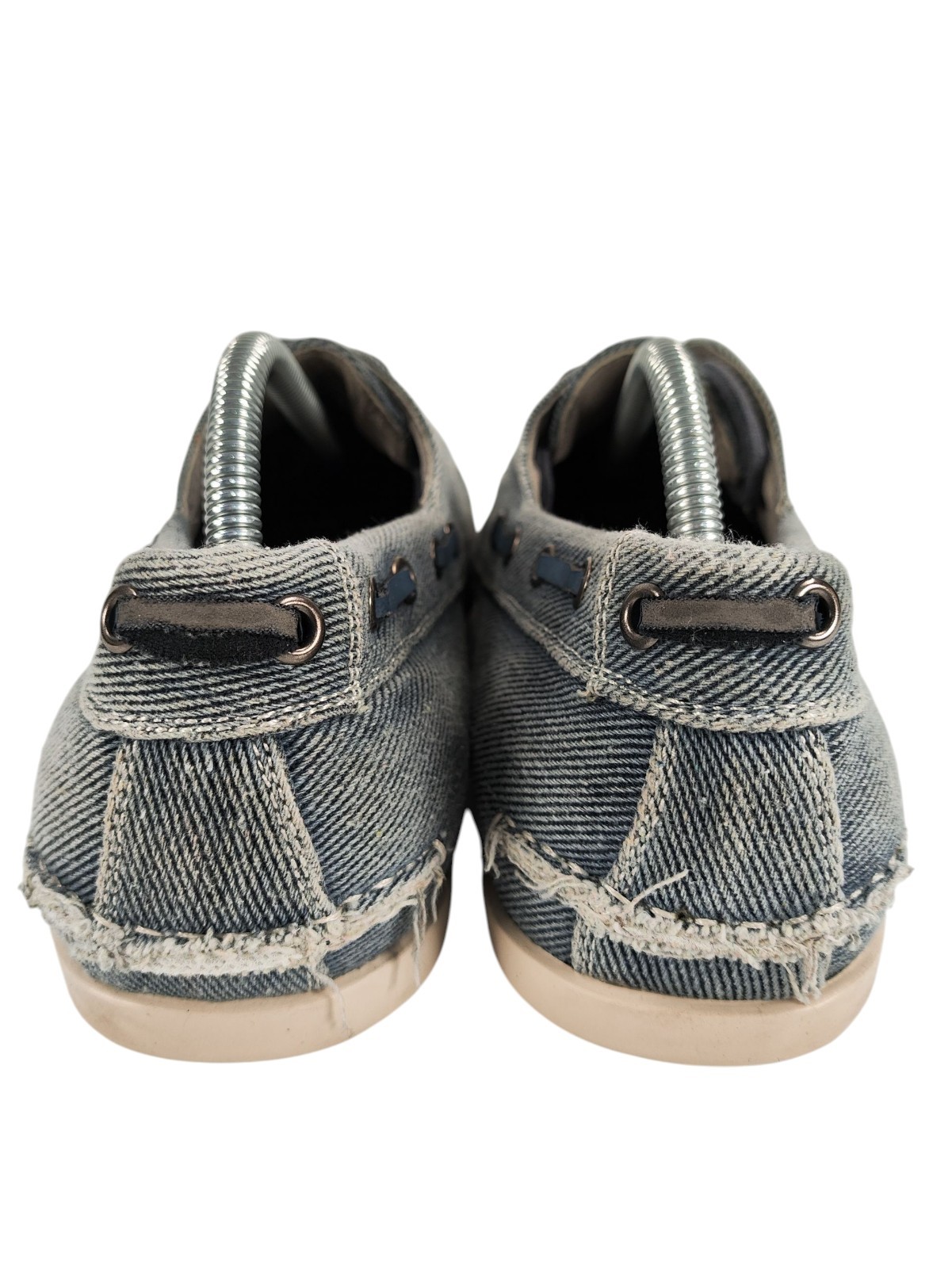 Julius Marlow Lift Off Boat Shoes Men's Size US 11 Blue Denim Casual Yachting image 3