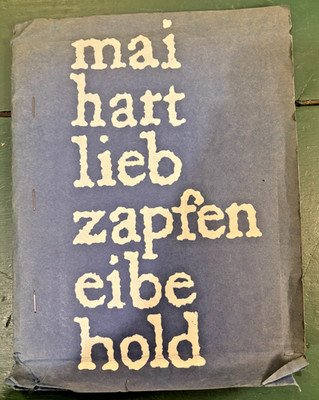 Author ERNST JANDL mai hart lieb zapfen eibe hold 1965