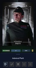2021 AWARD CARD UC MASTERWORK ADMIRAL PIETT BASE TOPPS STAR WARS TRADER
