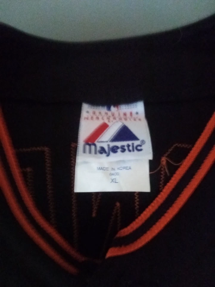 Vintage SF Giants Majestic Barry Bonds World Series Patch Jersey Size XL *READ* - Image 2 of 4