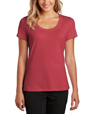 JustBlanks Women's Lightweight Scoop Neck Cotton Tee T-Shirt - JBDT7501