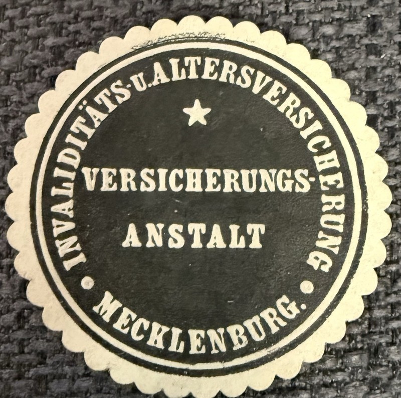 Invaliditats und Altersversicherung Mecklenburg