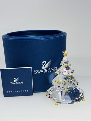 SWAROVSKI Crystal DECORATED CHRISTMAS TREE FIGURINE 266945